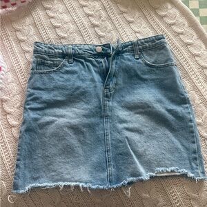 Abound Light Blue Denim Pencil Skirt